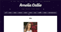 Desktop Screenshot of ameliacallie.com